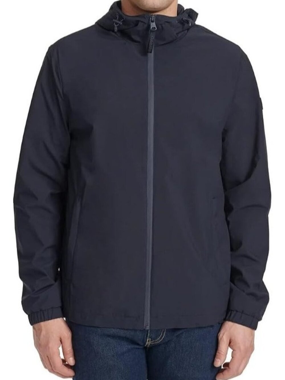 NWT Calvin Klein Men's XXL Navy Blue Windbreaker Jacket